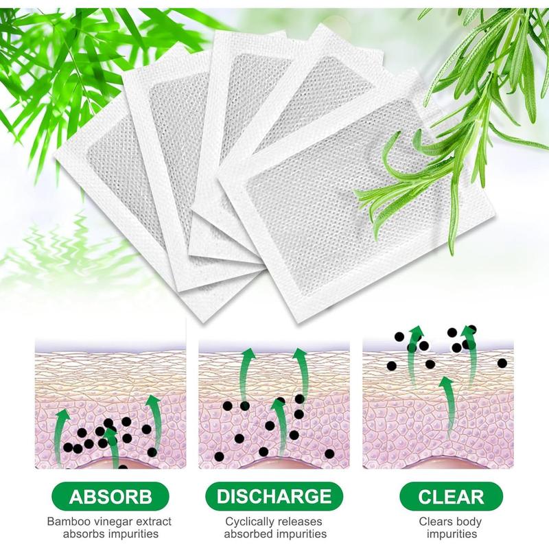 Natural Detox Foot Patches 10-50Pcs/Bag Stress Relief Feet Deep Sleep Herbal Detox Sticker Relieve Stress for Foot Care Tools
