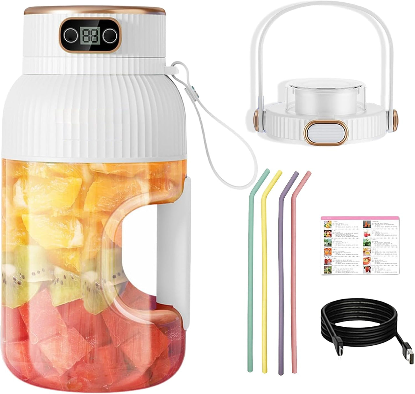 Portable Digital Juicer Cup