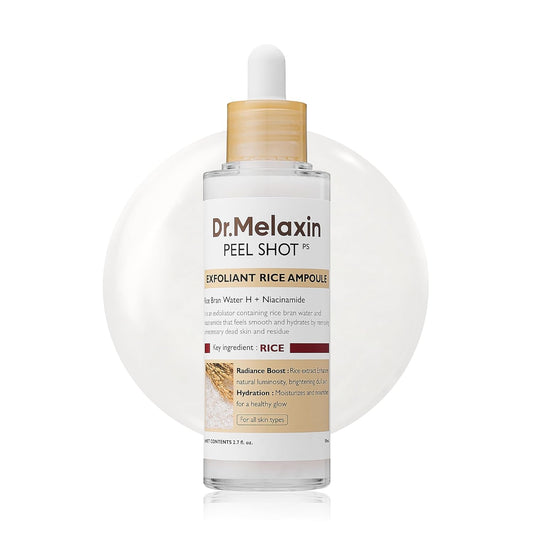 Dr. Melaxin White and Black Rice Exfoliating Hydrating Serum Moisturizing Rice Toner