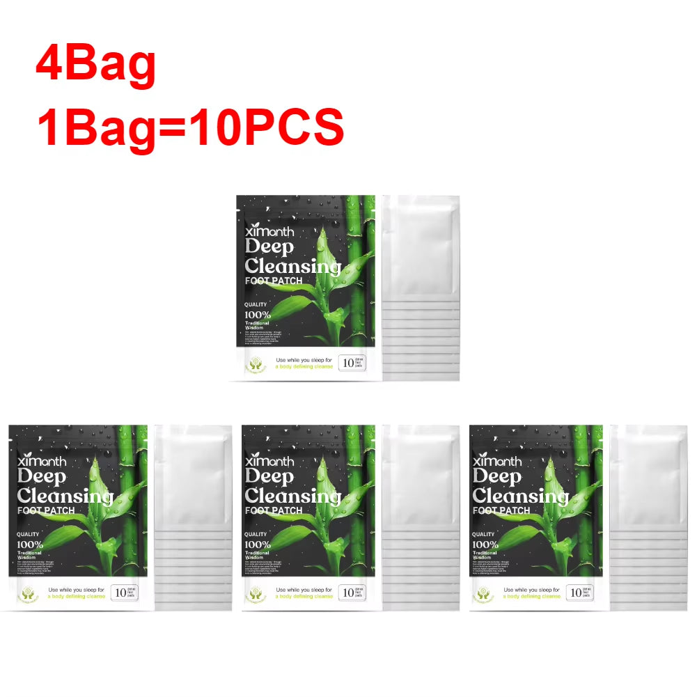 Natural Detox Foot Patches 10-50Pcs/Bag Stress Relief Feet Deep Sleep Herbal Detox Sticker Relieve Stress for Foot Care Tools