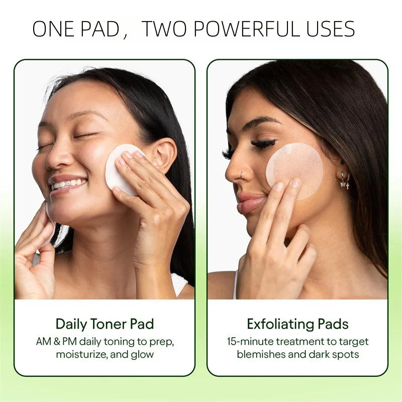 iyu Korean Skincare Toner Pads – Anti-Aging, Dark Spot Corrector & Wrinkle Care with Snail Mucin, Centella Asiatica, Niacinamide & Peptides – 100 Pads