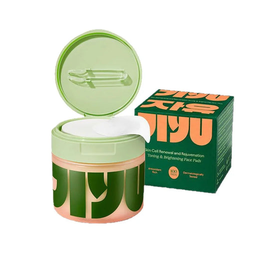 iyu Korean Skincare Toner Pads – Anti-Aging, Dark Spot Corrector & Wrinkle Care with Snail Mucin, Centella Asiatica, Niacinamide & Peptides – 100 Pads